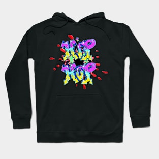 Cool Hip Hop Retro 1980s Style Graffiti by LEG Hoodie